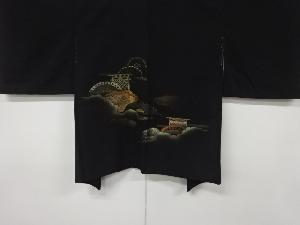 雲に垣模様織り出し絵羽織